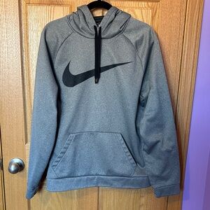 Nike Men's Black and Gray Hoodie